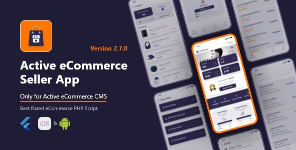 Active eCommerce Seller App Mobile App Template