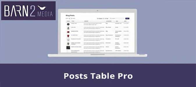 wpnulled Barn2 Posts Table Pro nulled plugin